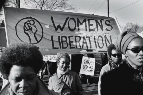 Womens Liberation group marches in protest in support of Black Panther Party, New Haven, November, 1969.
David Fenton / Getty Images