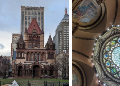 Beautiful European architecture as seen in Boston
